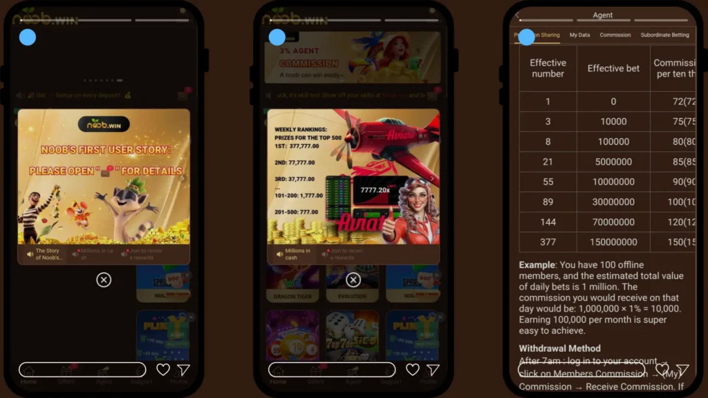noob win app